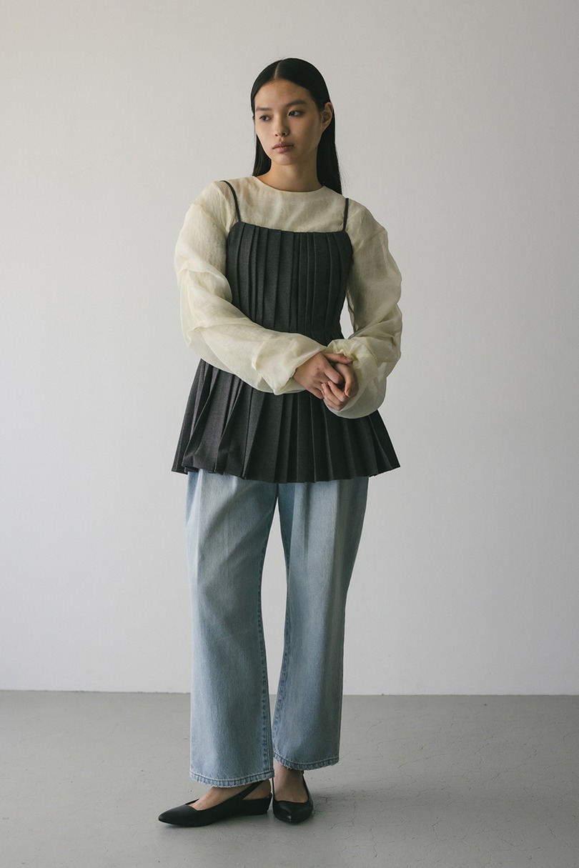 シアーレイヤードトップ 詳細画像 WHT 11