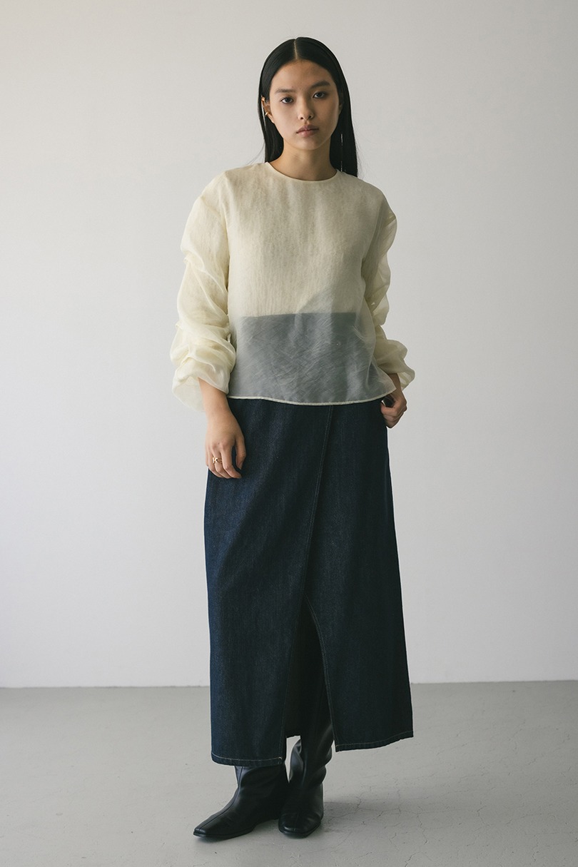 シアーレイヤードトップ 詳細画像 WHT 2