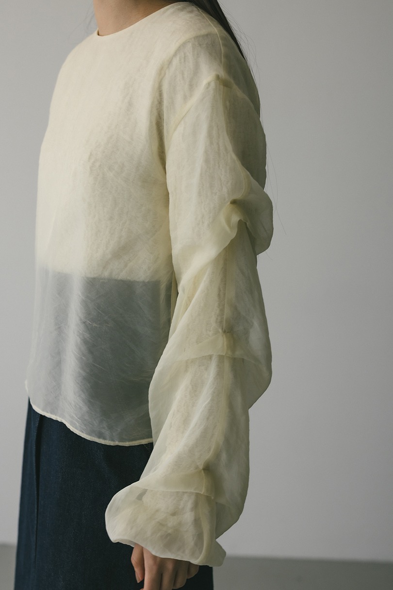 シアーレイヤードトップ 詳細画像 WHT 6