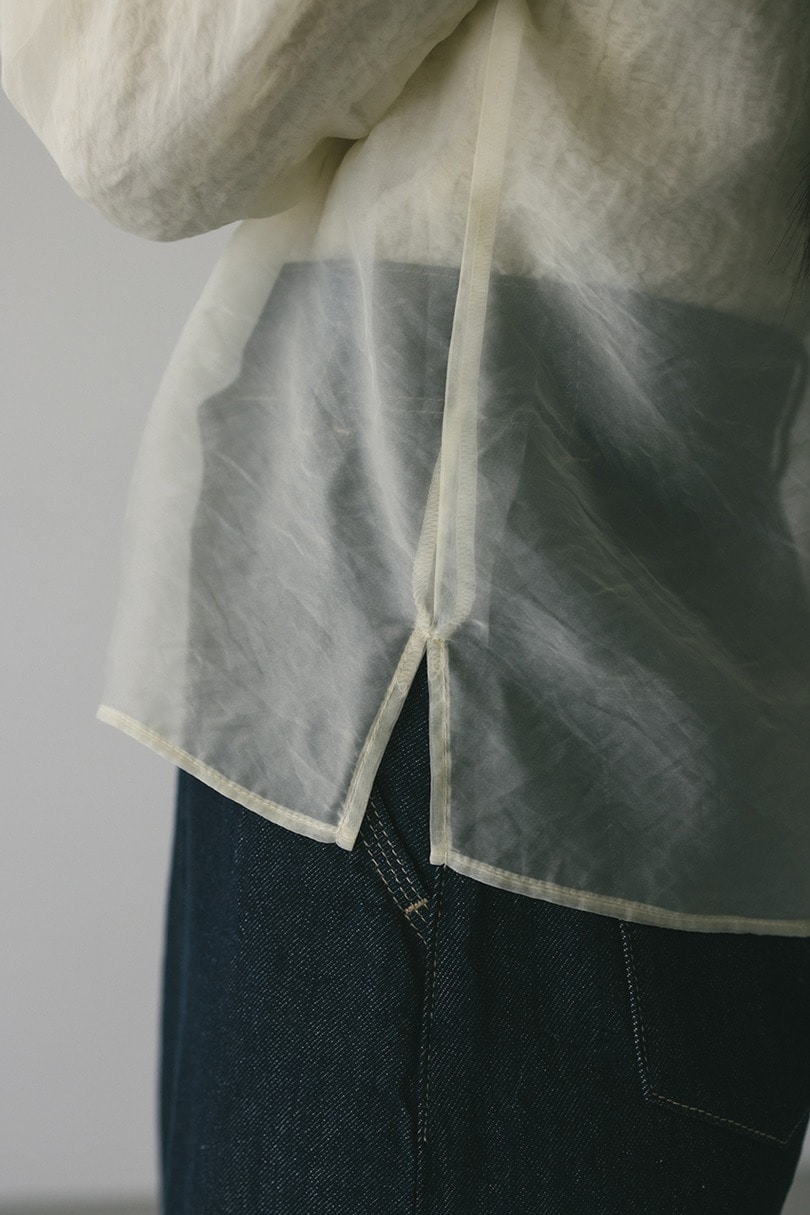 シアーレイヤードトップ 詳細画像 WHT 7