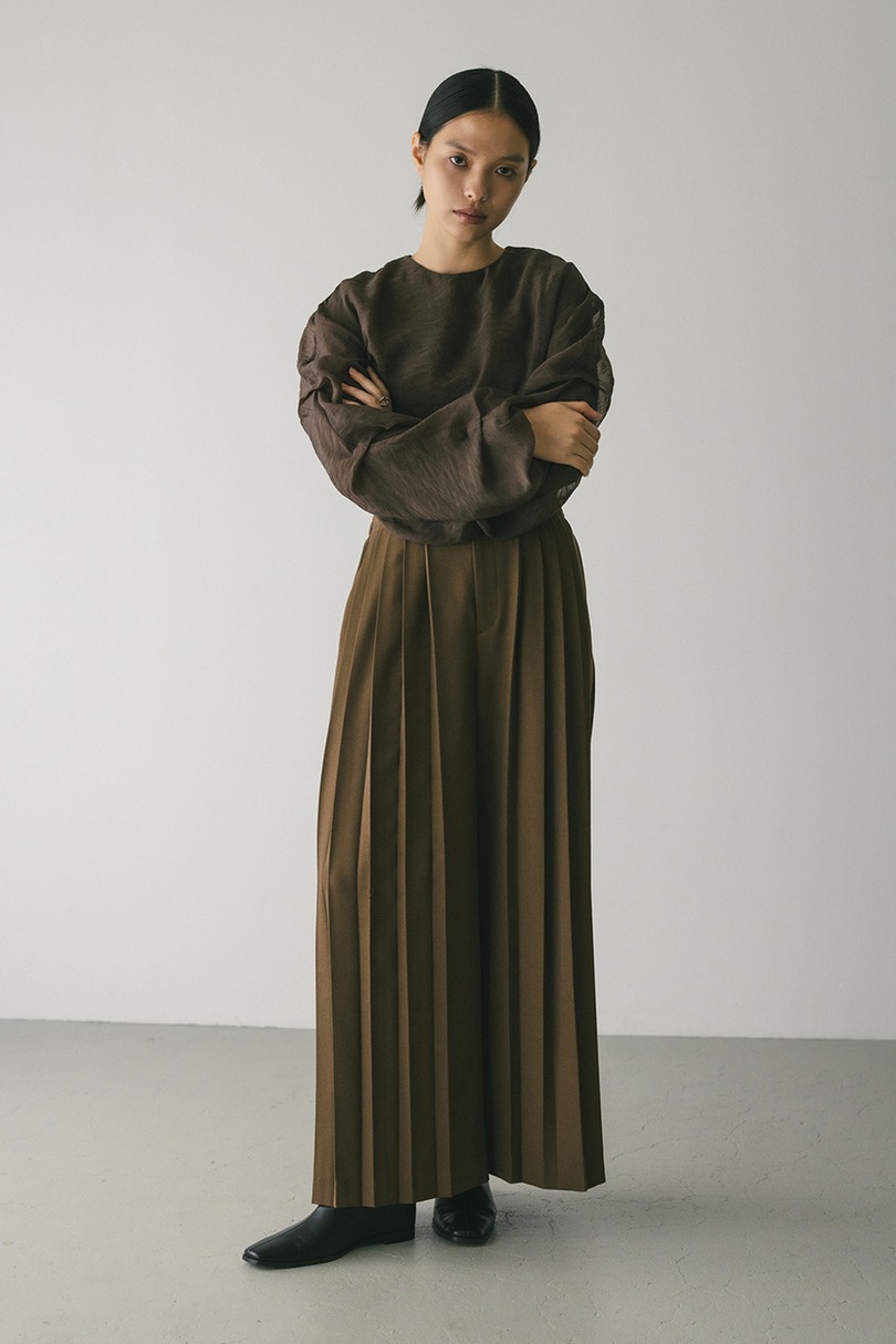 シアーレイヤードトップ 詳細画像 BRN 3