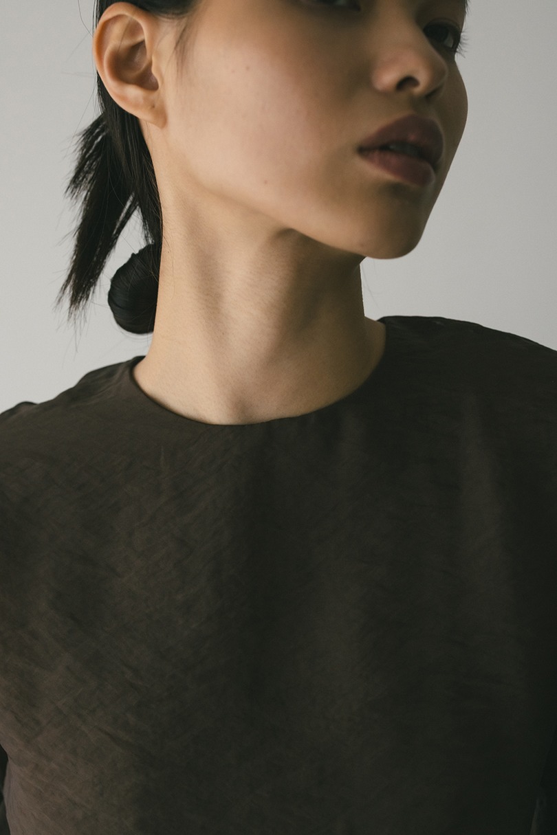 シアーレイヤードトップ 詳細画像 BRN 6