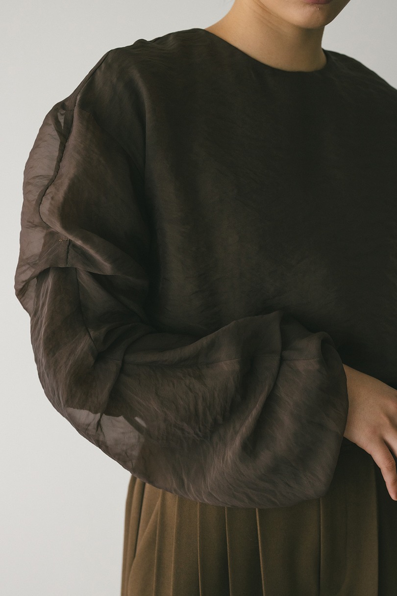 シアーレイヤードトップ 詳細画像 BRN 7