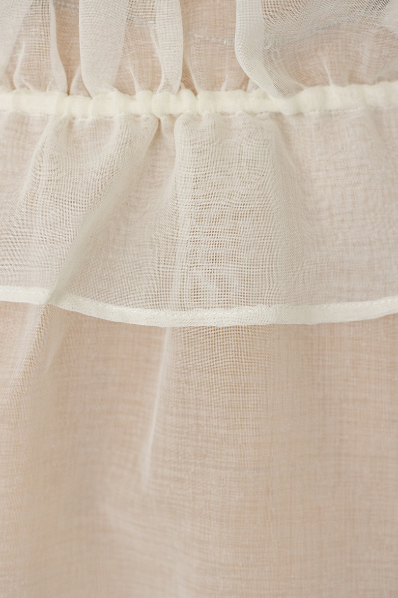 フリルカラーシアーシャツ 詳細画像 WHT 11