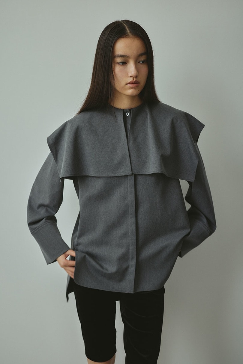 ビッグカラーシャツ 詳細画像 GRY 3