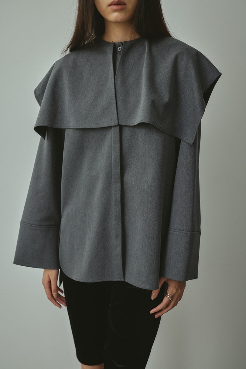 ビッグカラーシャツ 詳細画像 GRY 5