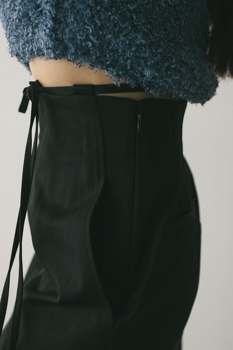 ダブルスリットハイストレッチスカート 詳細画像 BLK 7