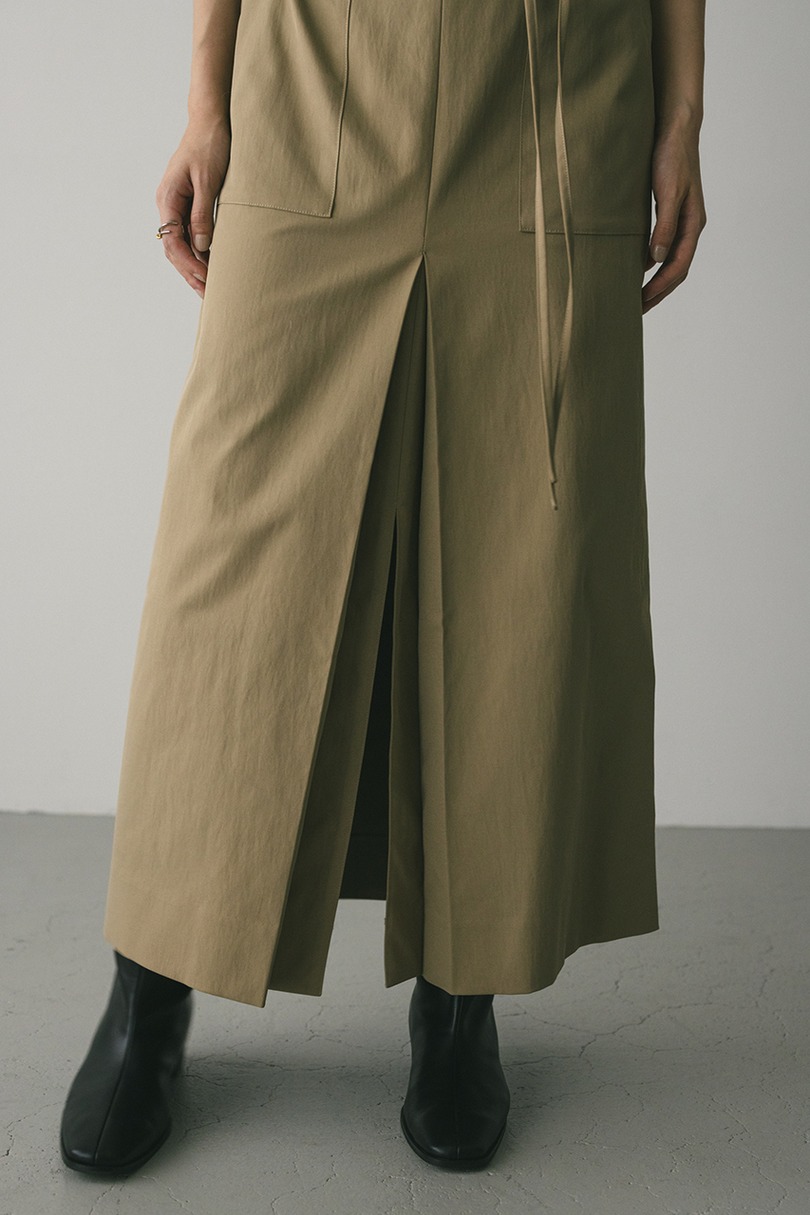 ダブルスリットハイストレッチスカート 詳細画像 BEG 12