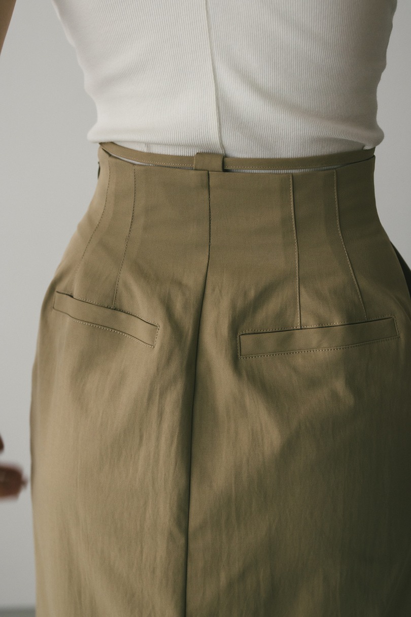 ダブルスリットハイストレッチスカート 詳細画像 BEG 8