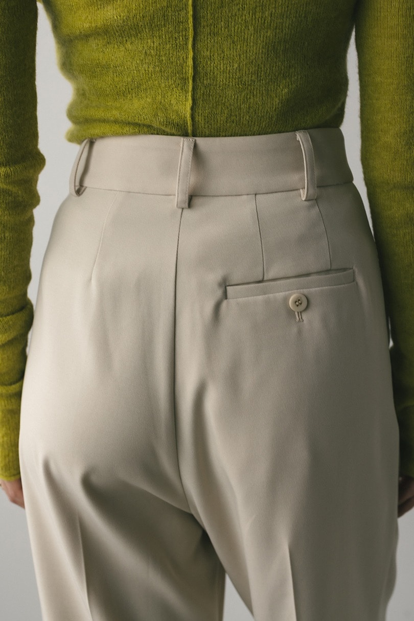 ベーシックツータックパンツ 詳細画像 IVOY 7