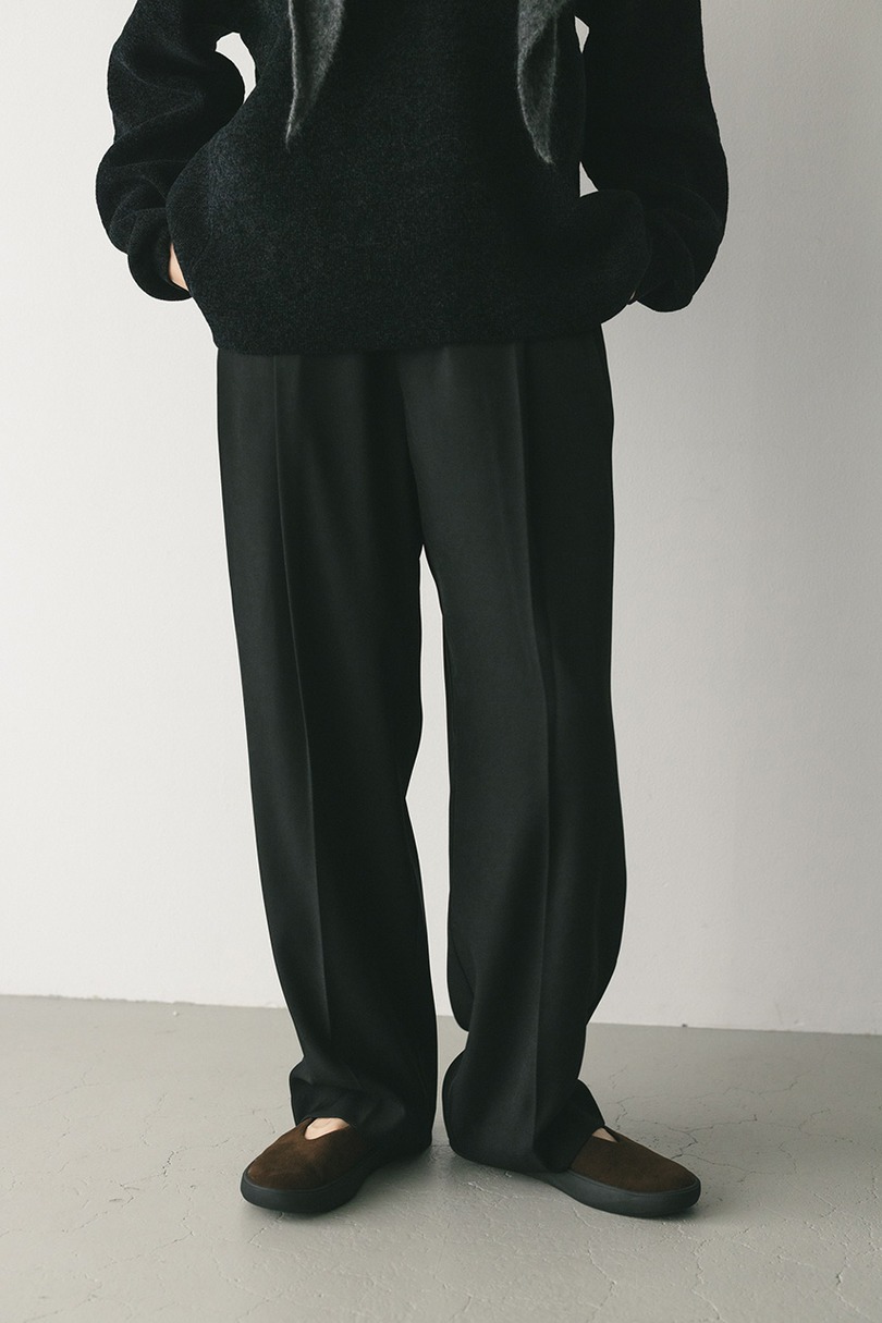 ベーシックツータックパンツ 詳細画像 BLK 4