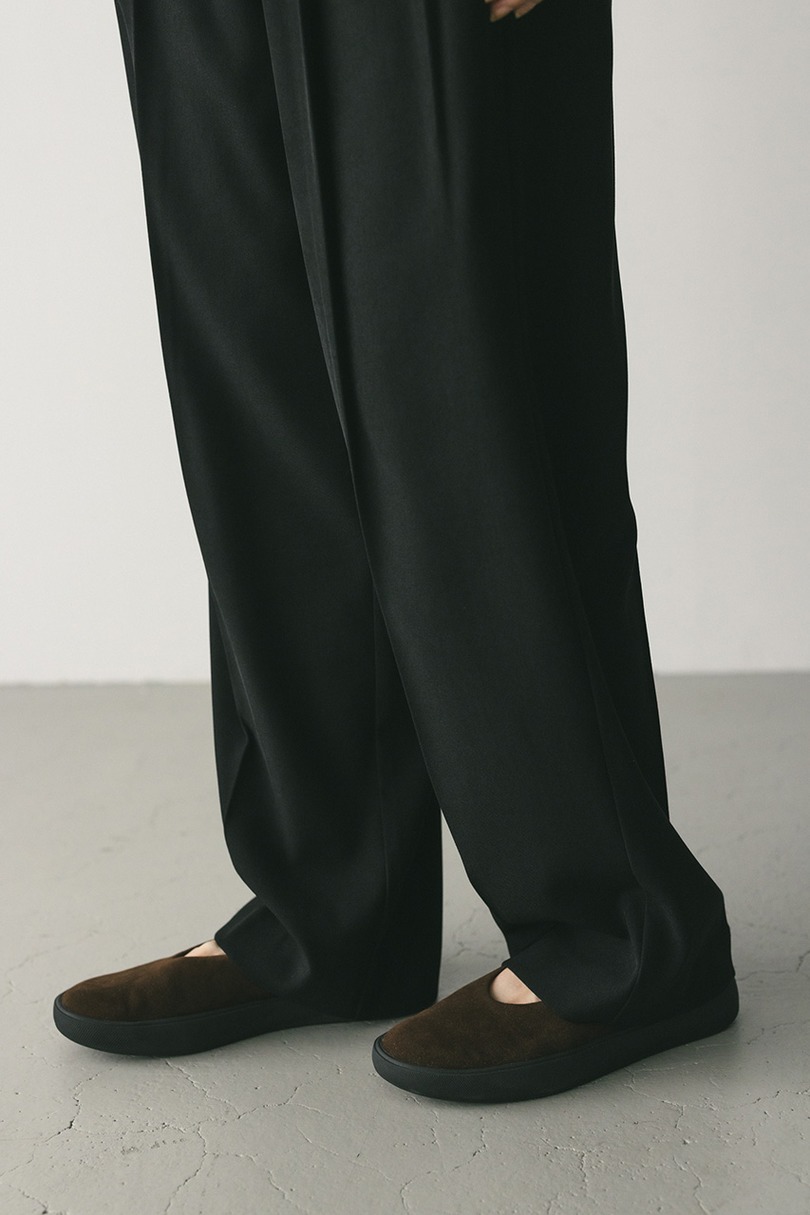 ベーシックツータックパンツ 詳細画像 BLK 8