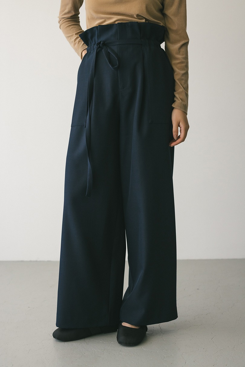 ウエストフリルギャザーパンツ 詳細画像 NVY 3