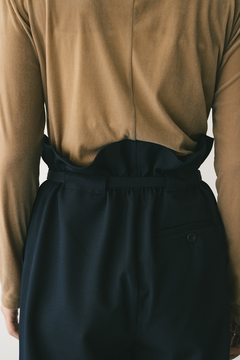 ウエストフリルギャザーパンツ 詳細画像 NVY 7