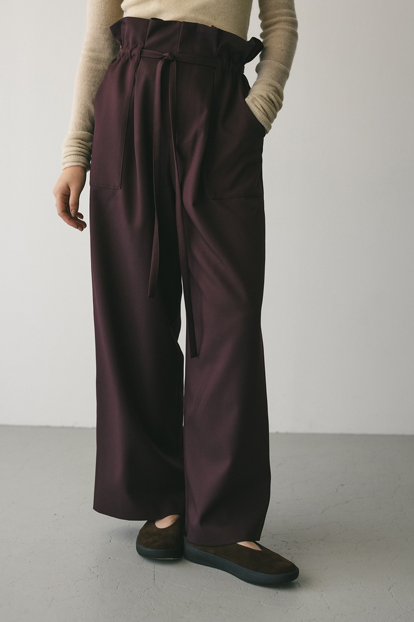 ウエストフリルギャザーパンツ