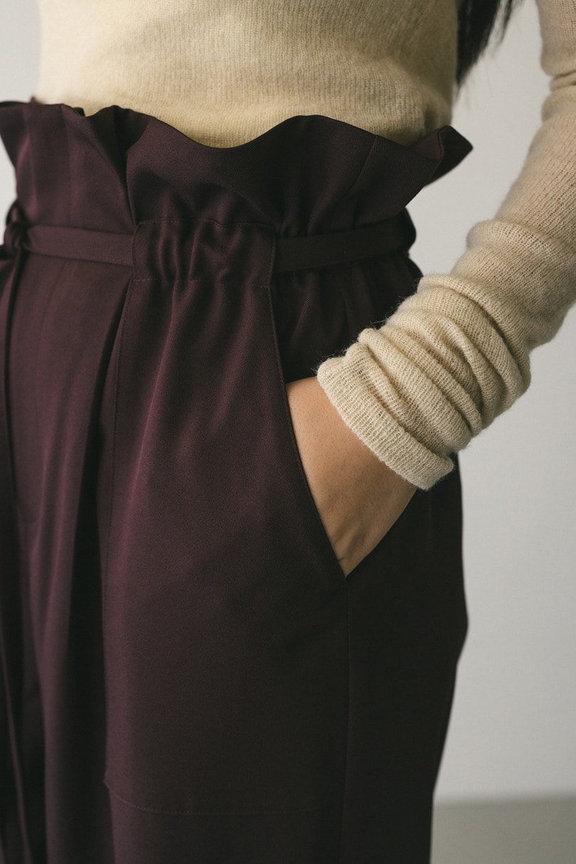 ウエストフリルギャザーパンツ 詳細画像 BRD 3