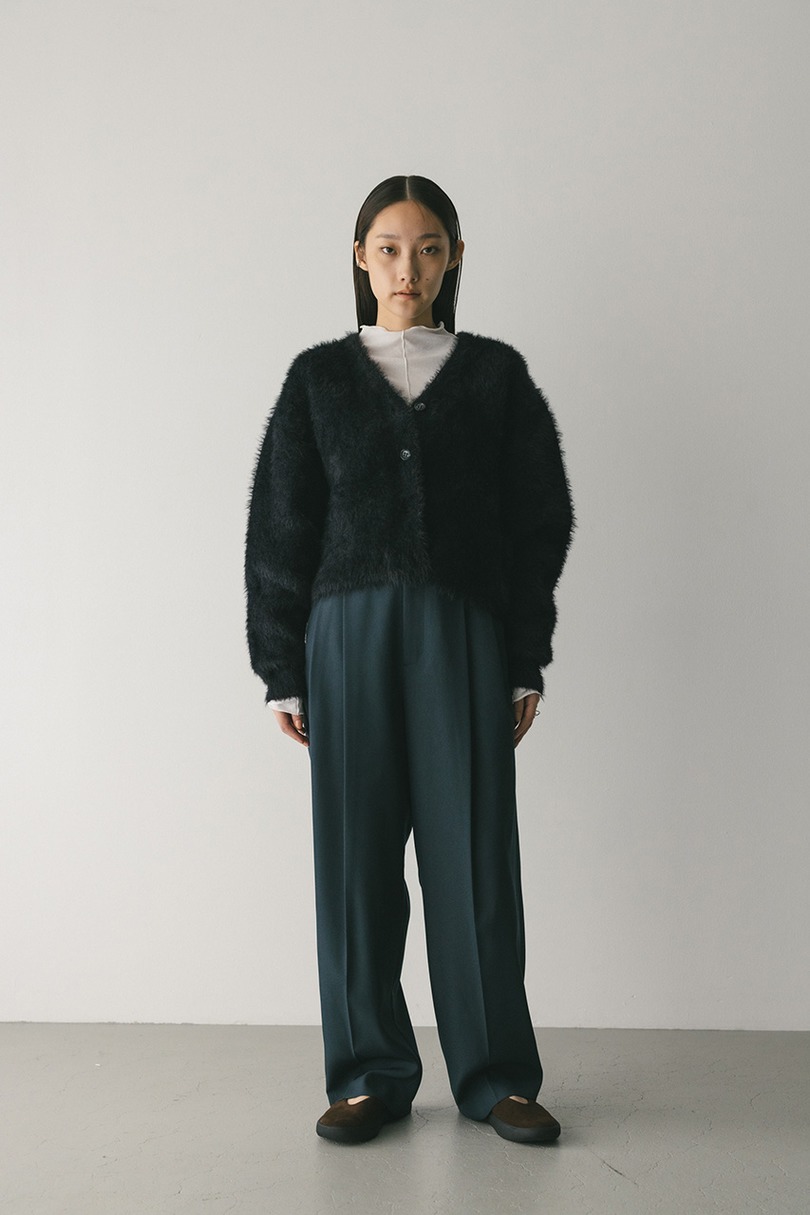 【WEB限定】ベーシックツータックパンツロング　 詳細画像 D/GRY 2