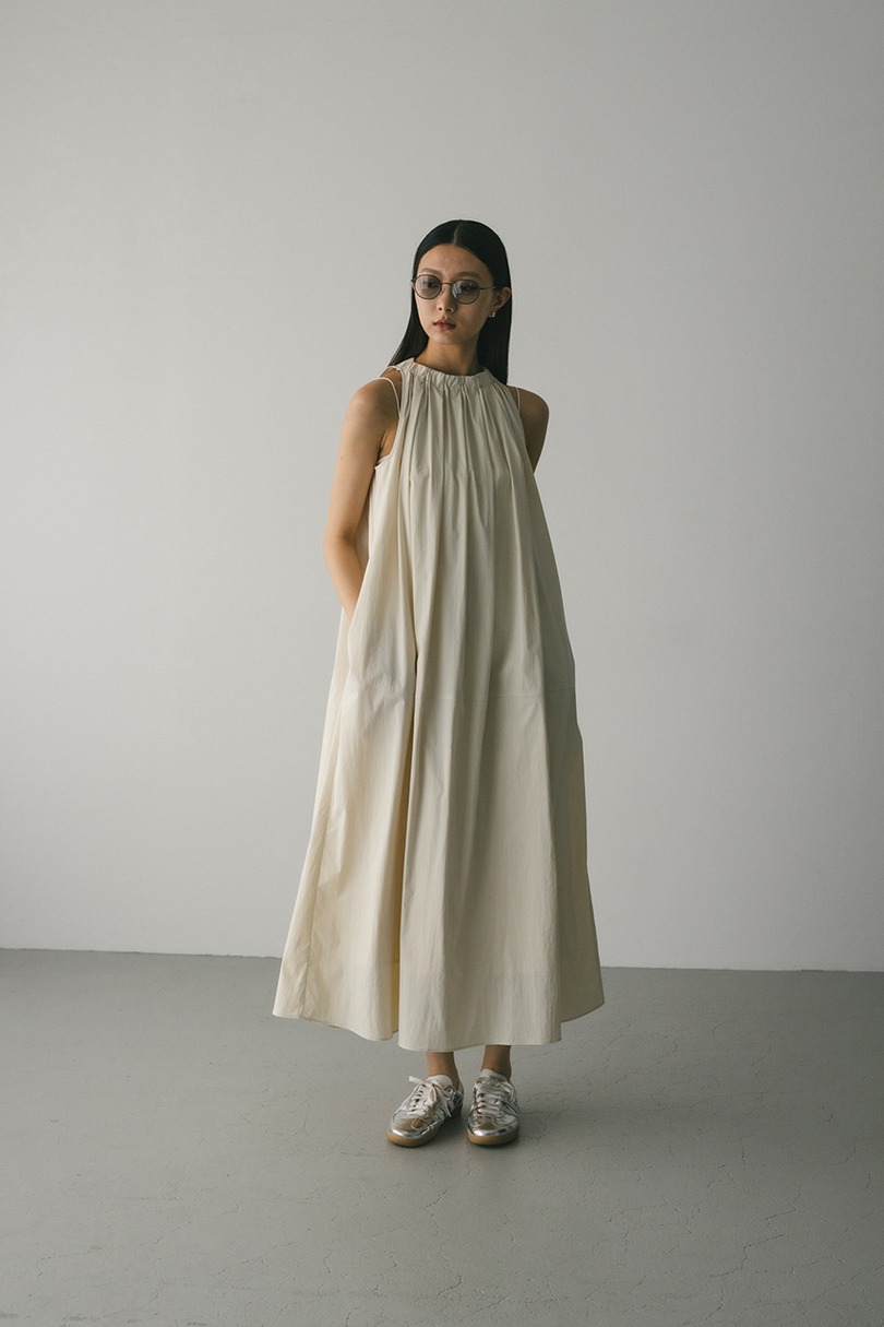 撥水ネックギャザーワンピース 詳細画像 IVOY 2