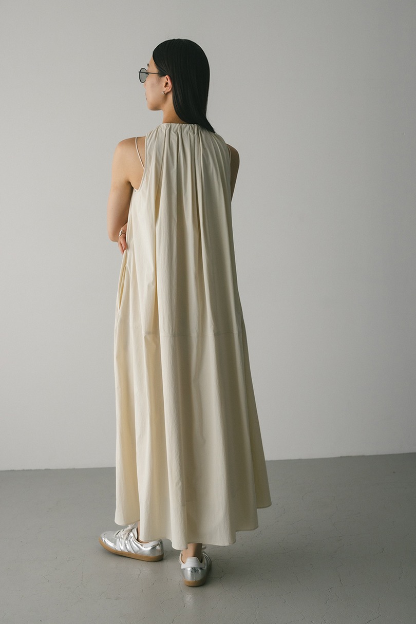 撥水ネックギャザーワンピース 詳細画像 IVOY 4