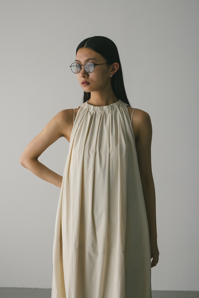 撥水ネックギャザーワンピース 詳細画像 IVOY 5