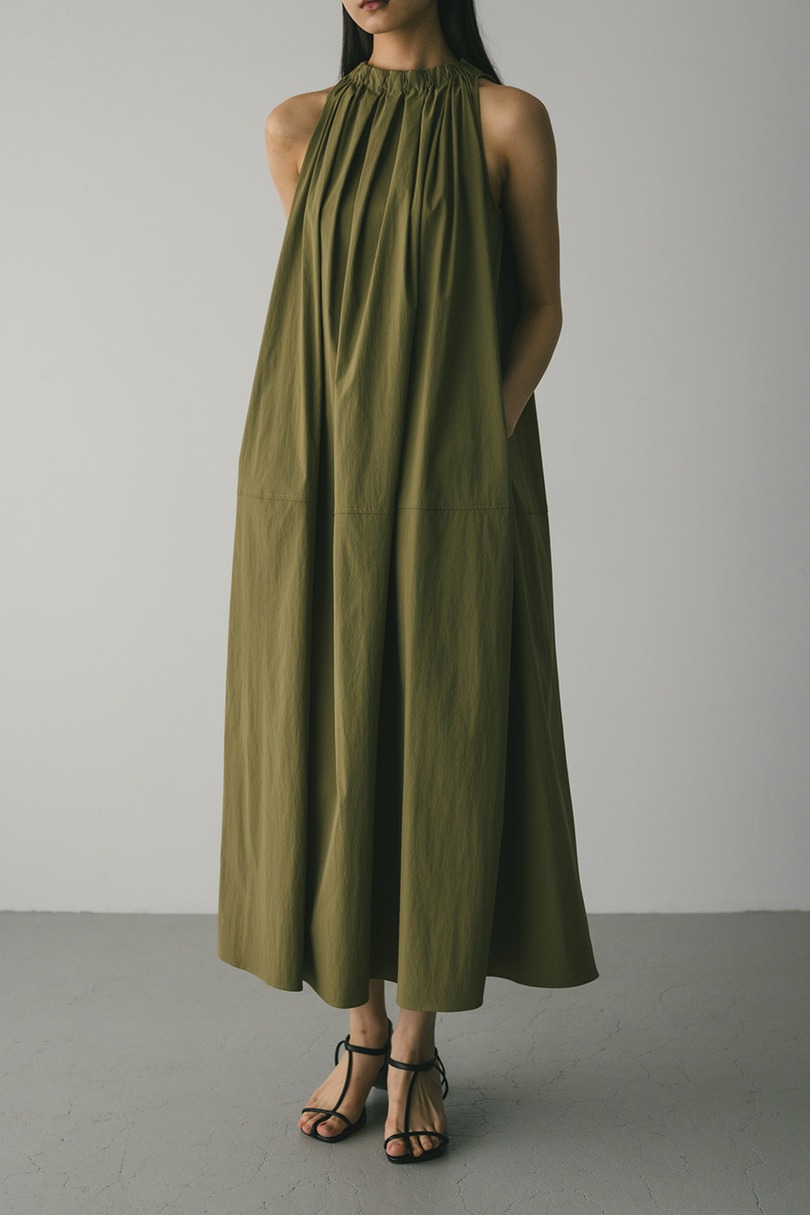 撥水ネックギャザーワンピース 詳細画像 KHA 6