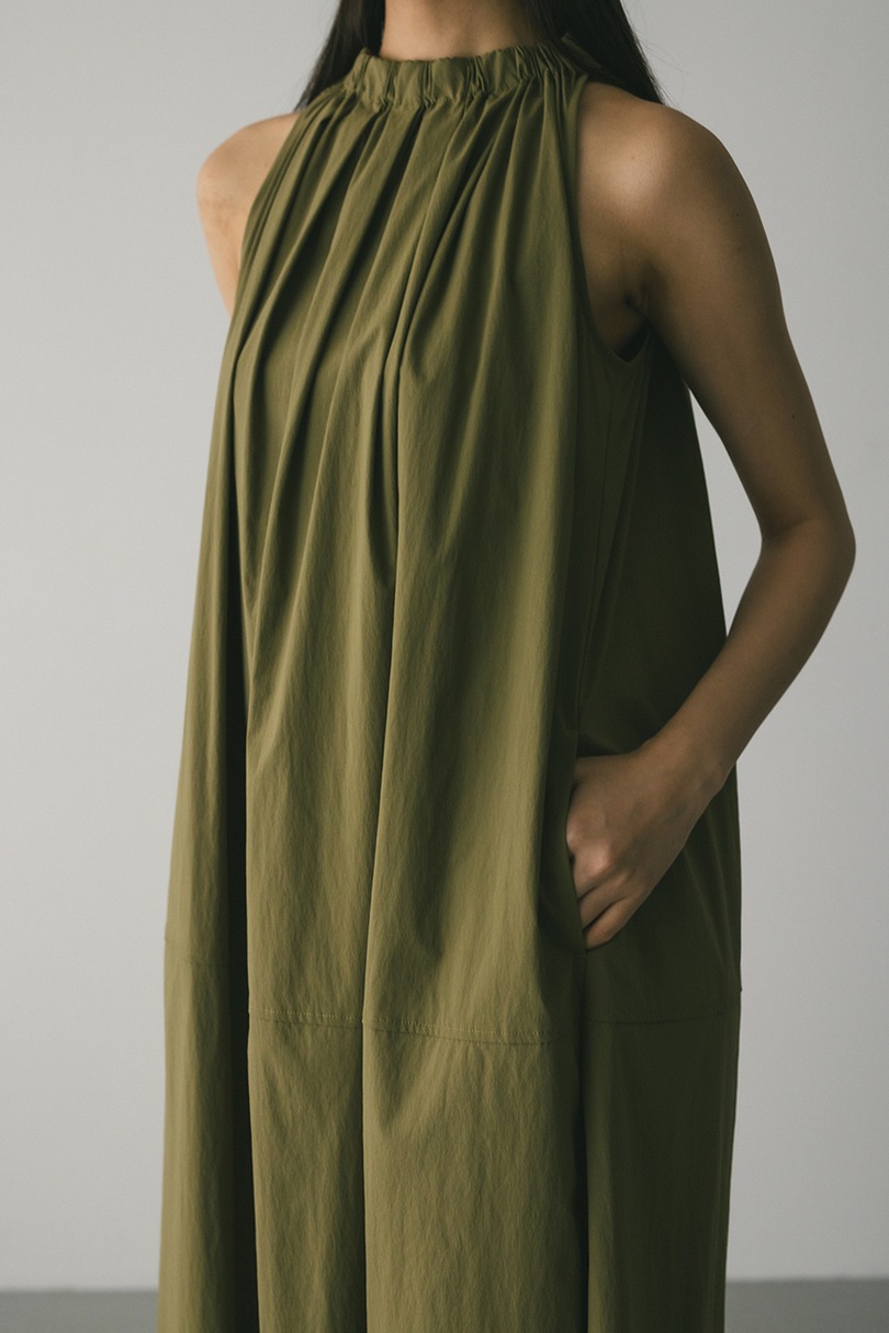 撥水ネックギャザーワンピース 詳細画像 KHA 8