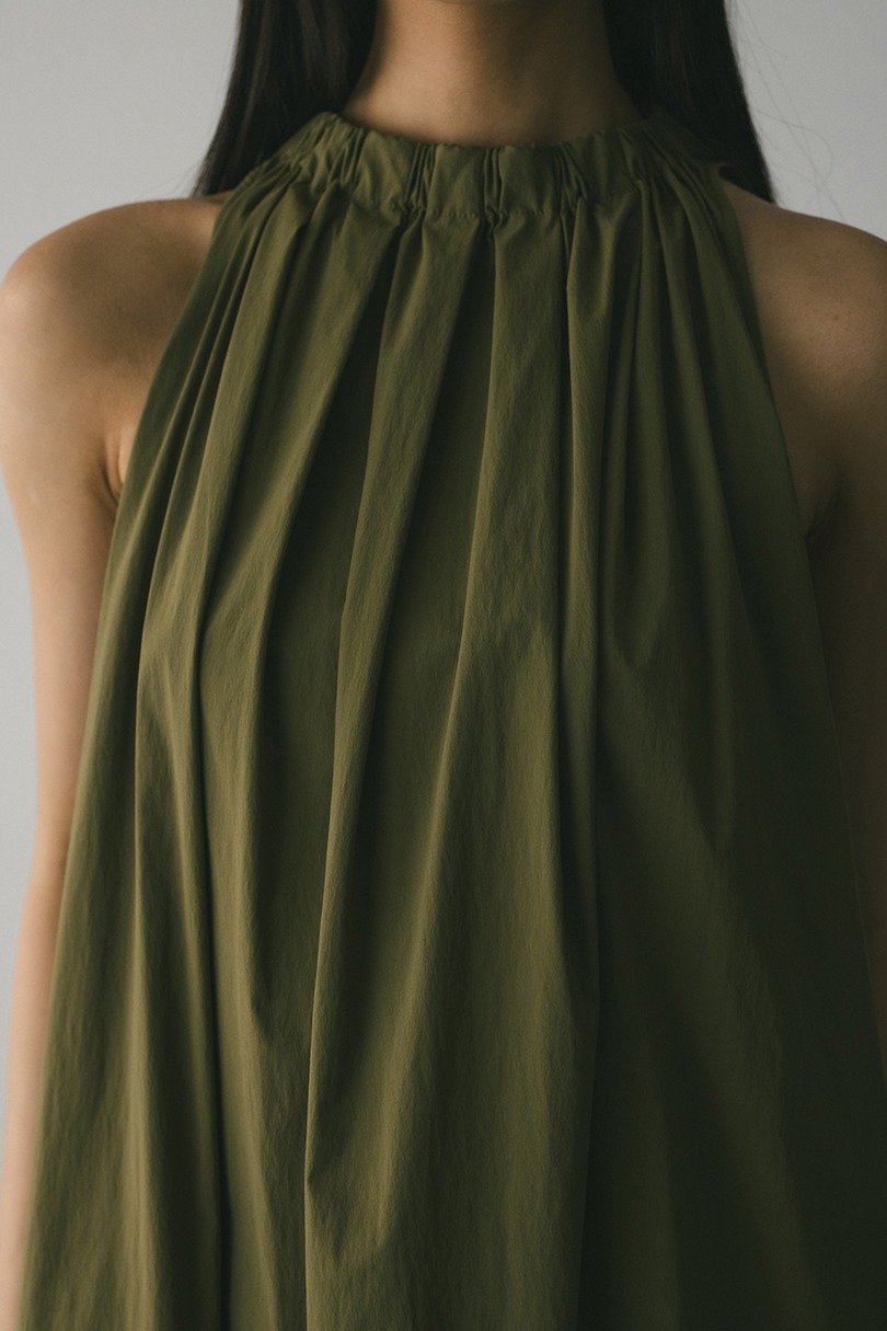 撥水ネックギャザーワンピース 詳細画像 KHA 9