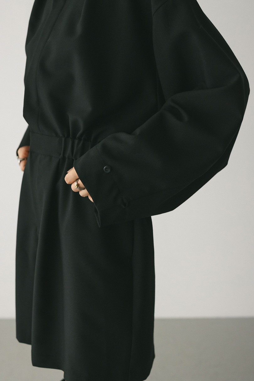 スタンドネックショートロンパース 詳細画像 BLK 10