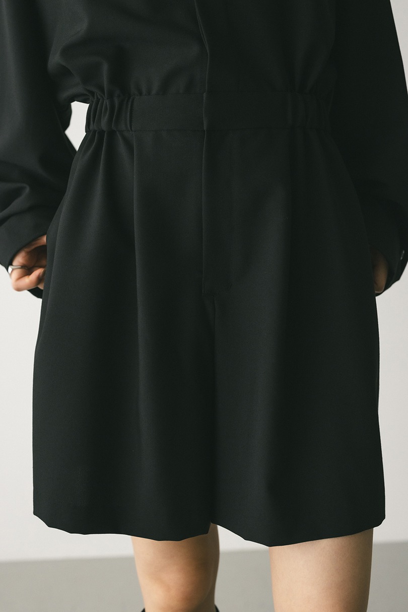 スタンドネックショートロンパース 詳細画像 BLK 11