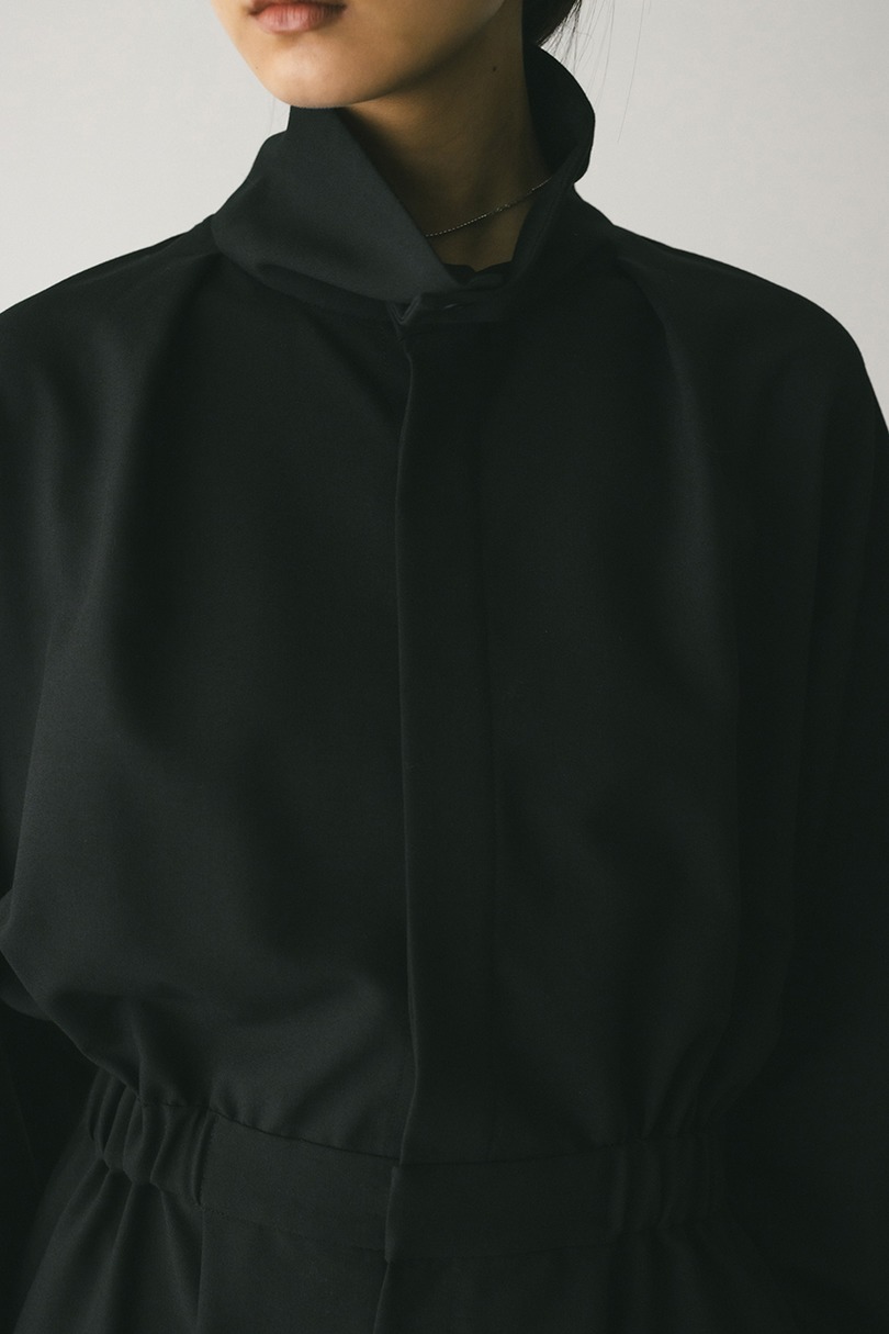 スタンドネックショートロンパース 詳細画像 BLK 6