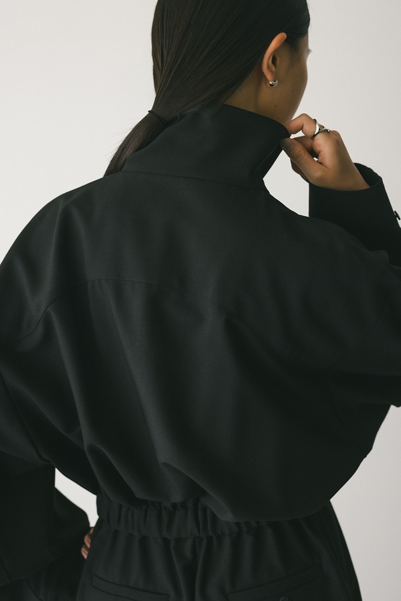 スタンドネックショートロンパース 詳細画像 BLK 7