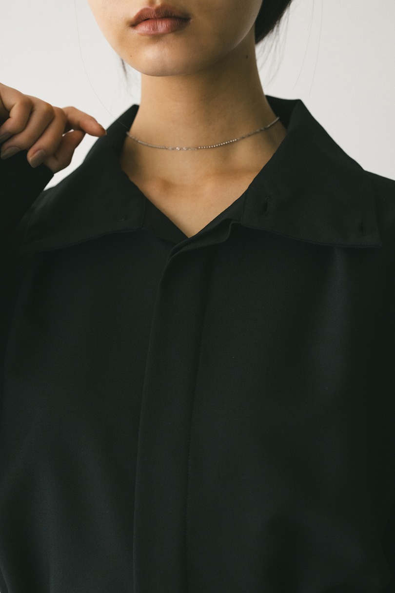 スタンドネックショートロンパース 詳細画像 BLK 8