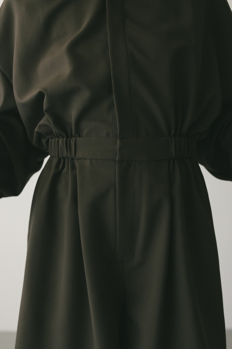 スタンドネックショートロンパース 詳細画像 BRN 13