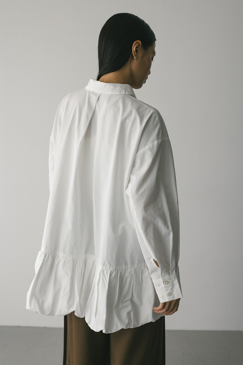バルーンミニシャツワンピース 詳細画像 WHT 5