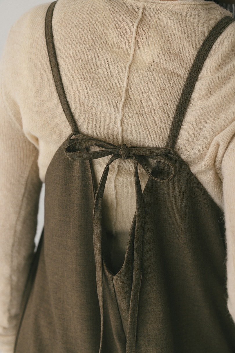 2ピースシャツレイヤードワンピース 詳細画像 BRN 11