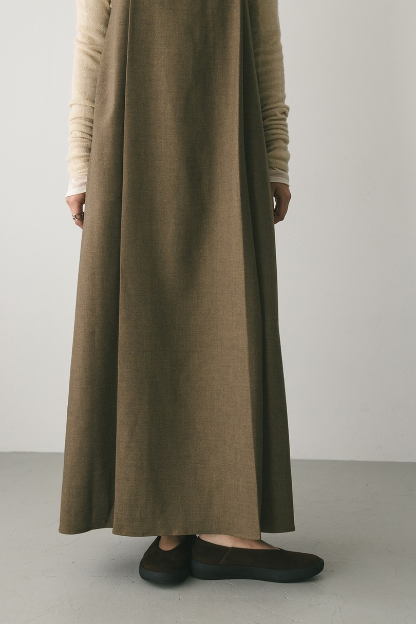 2ピースシャツレイヤードワンピース 詳細画像 BRN 9