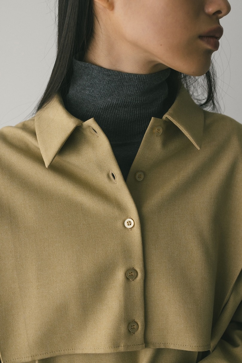 2ピースシャツレイヤードワンピース 詳細画像 BEG 13