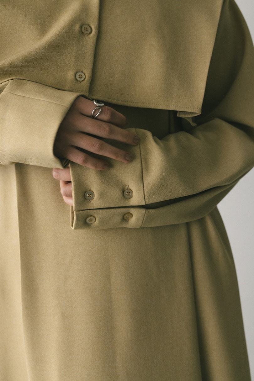 2ピースシャツレイヤードワンピース 詳細画像 BEG 14