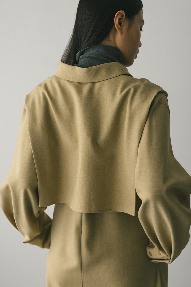 2ピースシャツレイヤードワンピース 詳細画像 BEG 16