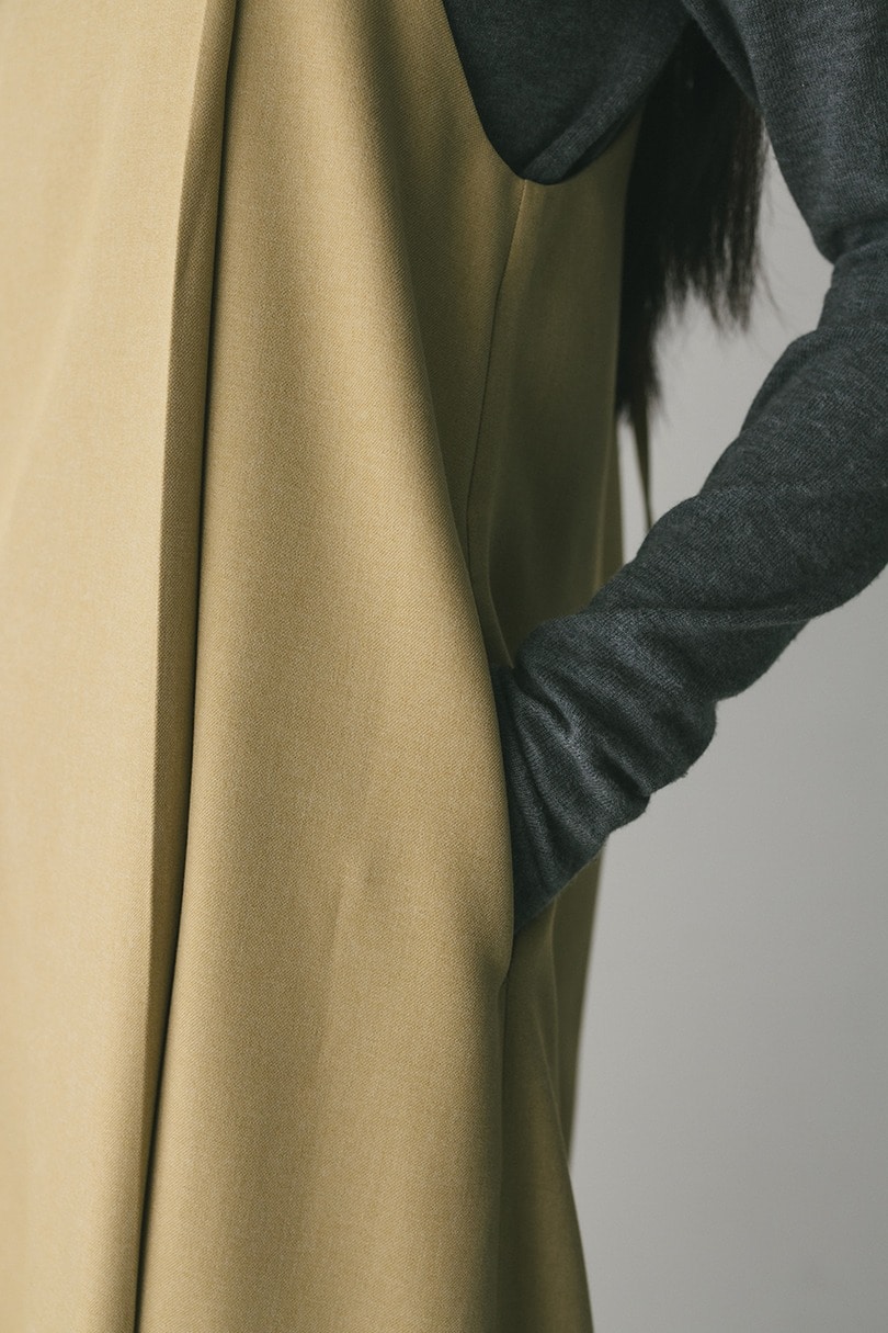 2ピースシャツレイヤードワンピース 詳細画像 BEG 6