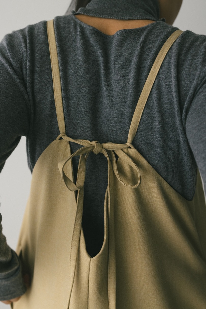 2ピースシャツレイヤードワンピース 詳細画像 BEG 9