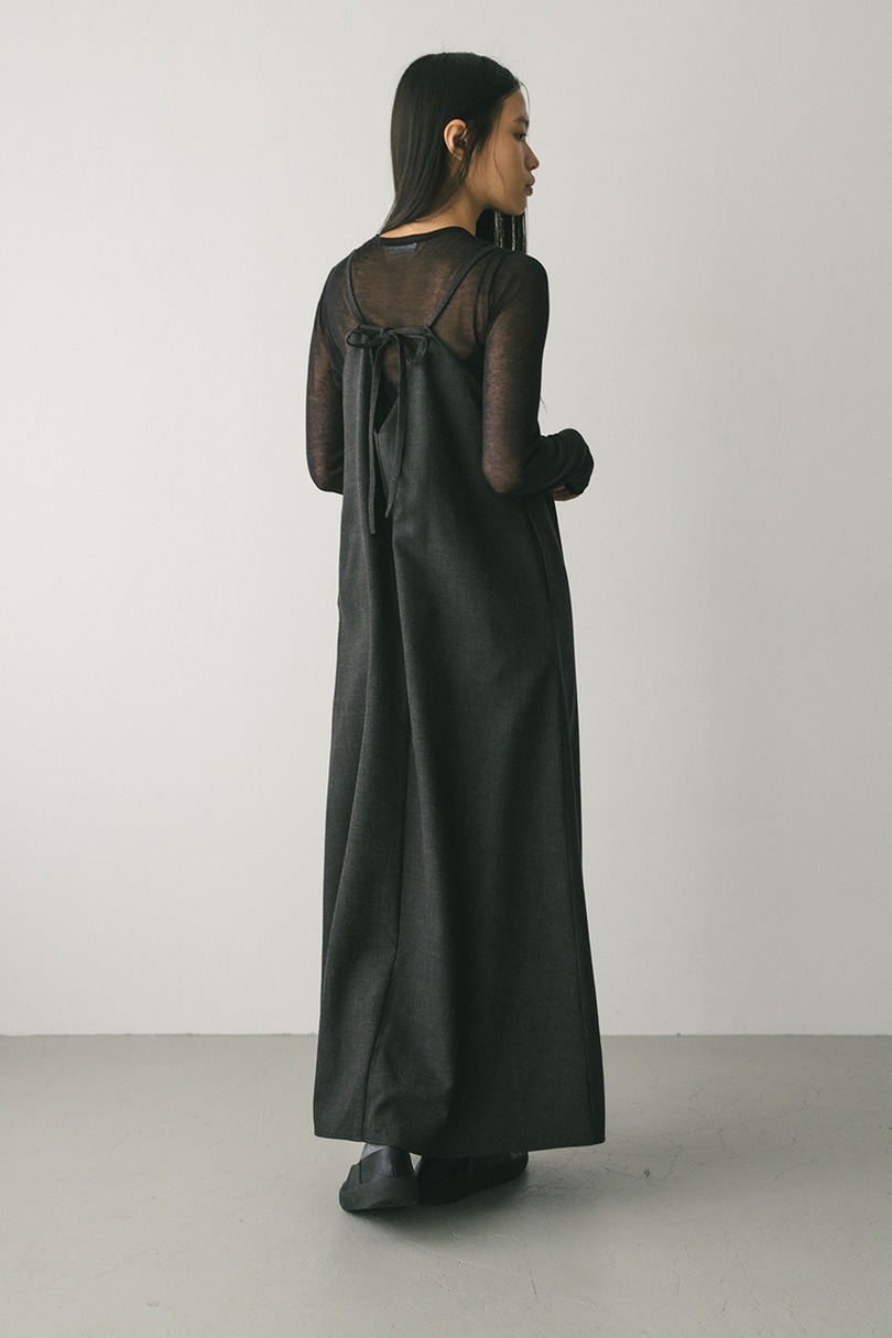 2ピースシャツレイヤードワンピース 詳細画像 GRY 13