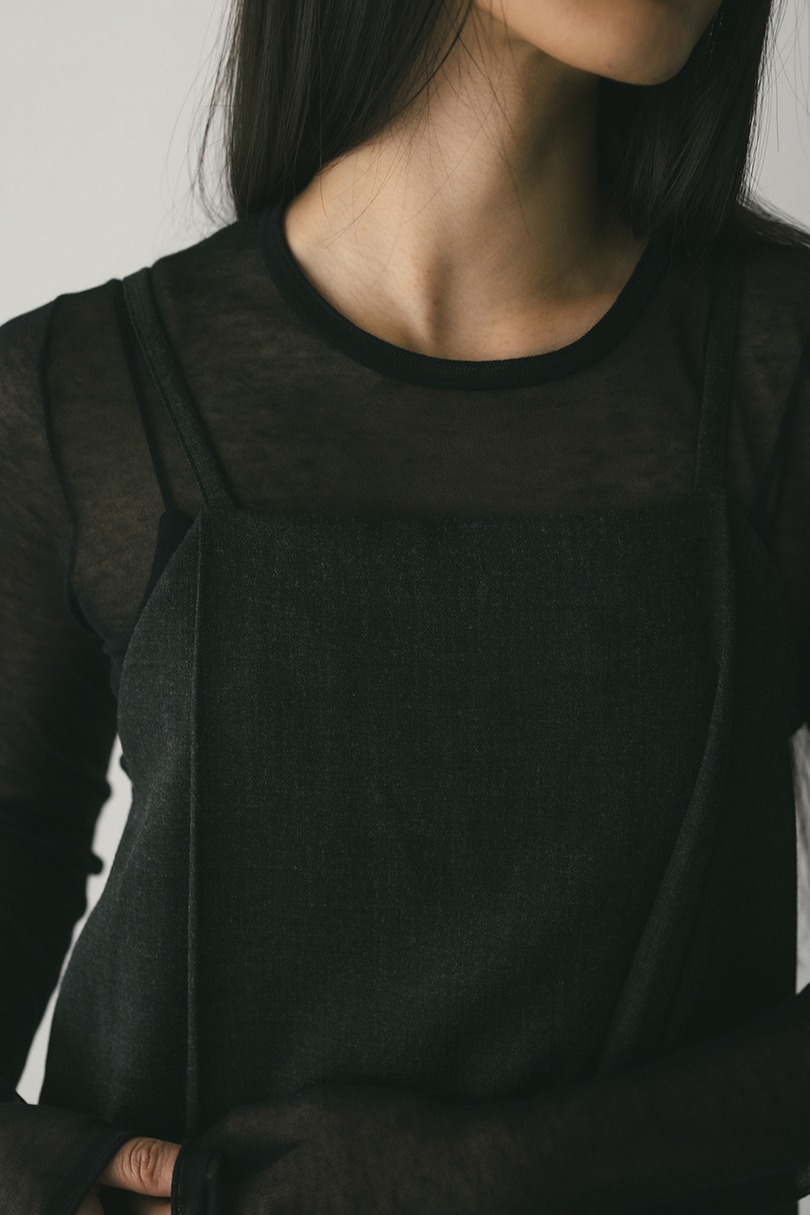 2ピースシャツレイヤードワンピース 詳細画像 GRY 5