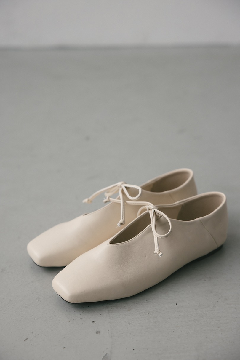 レースアップフラットシューズ 詳細画像 IVOY 3