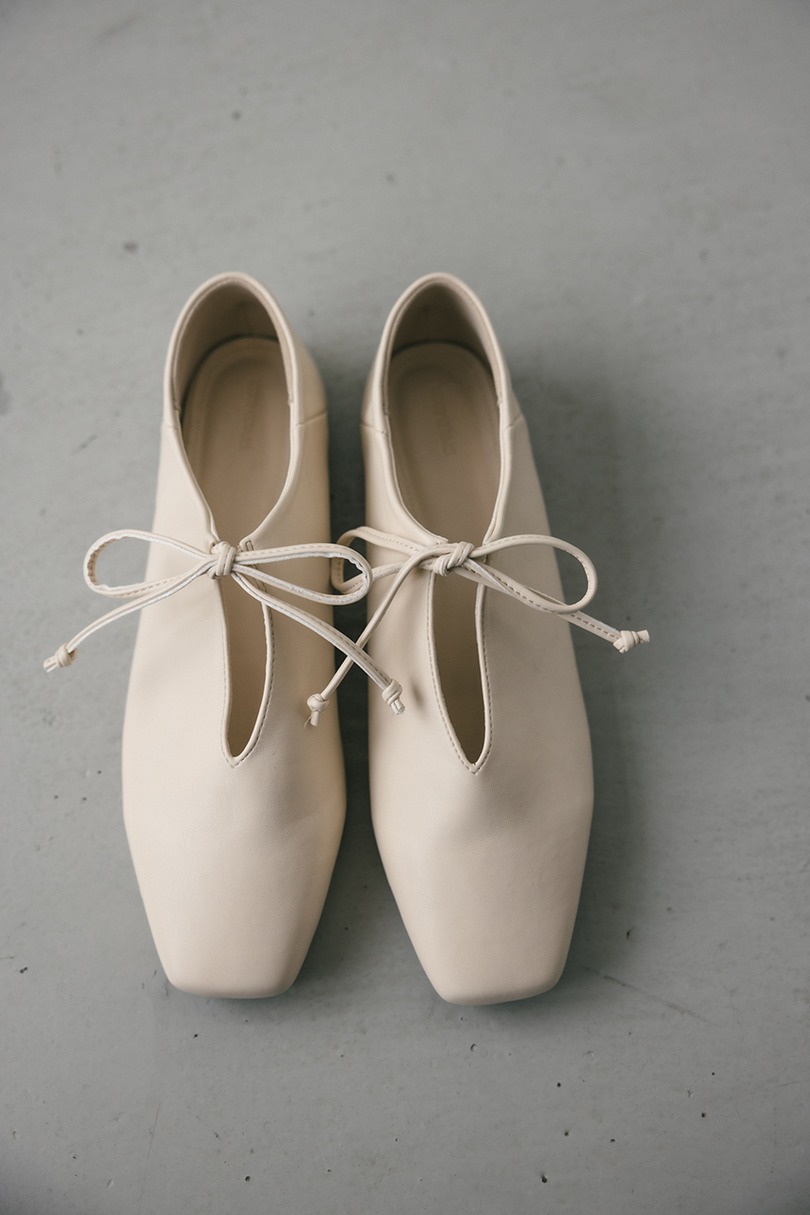 レースアップフラットシューズ 詳細画像 IVOY 4