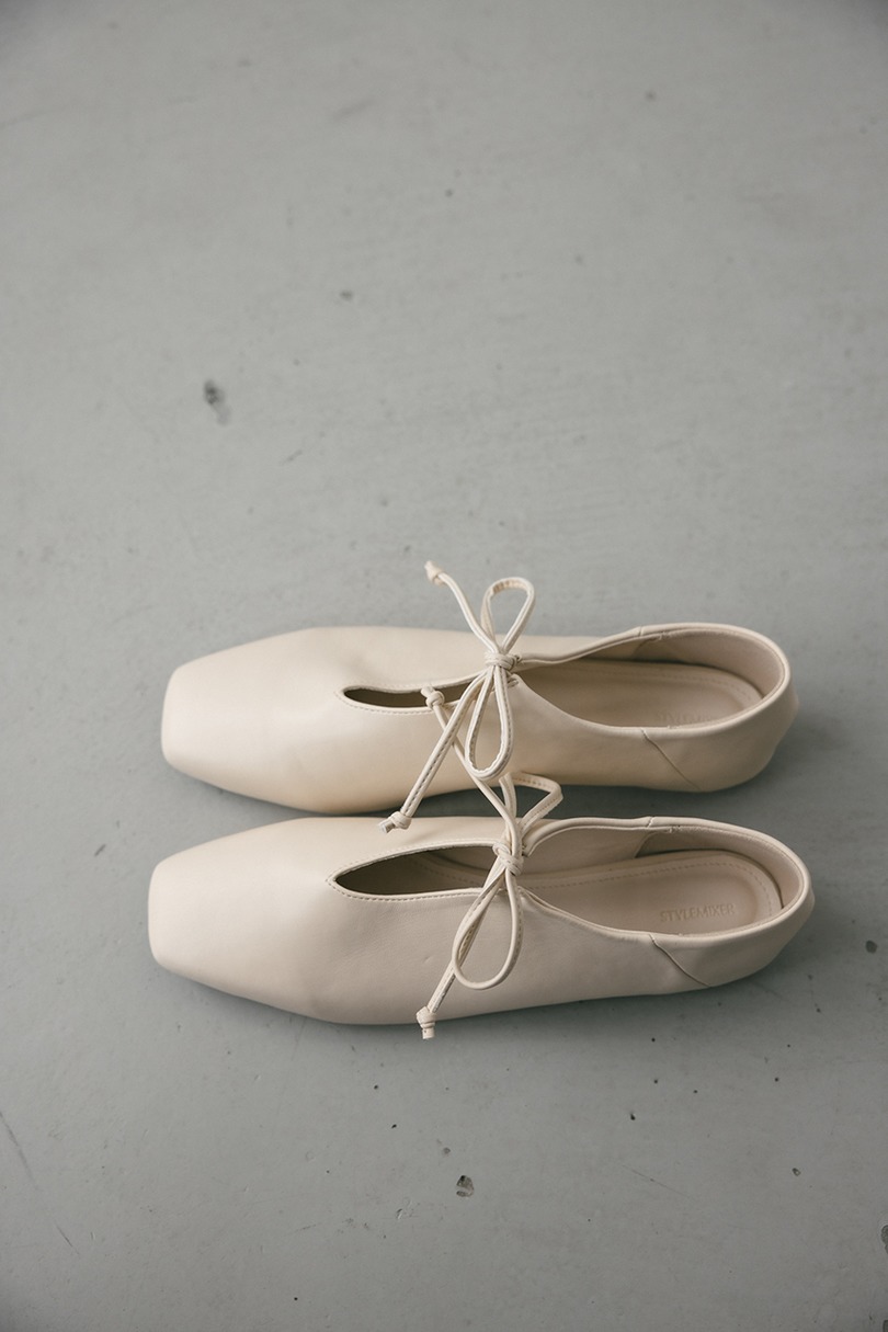 レースアップフラットシューズ 詳細画像 IVOY 5