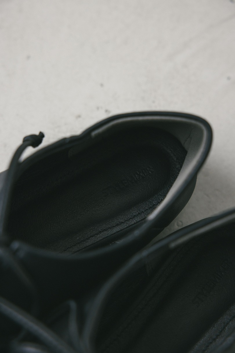 レースアップフラットシューズ 詳細画像 BLK 10