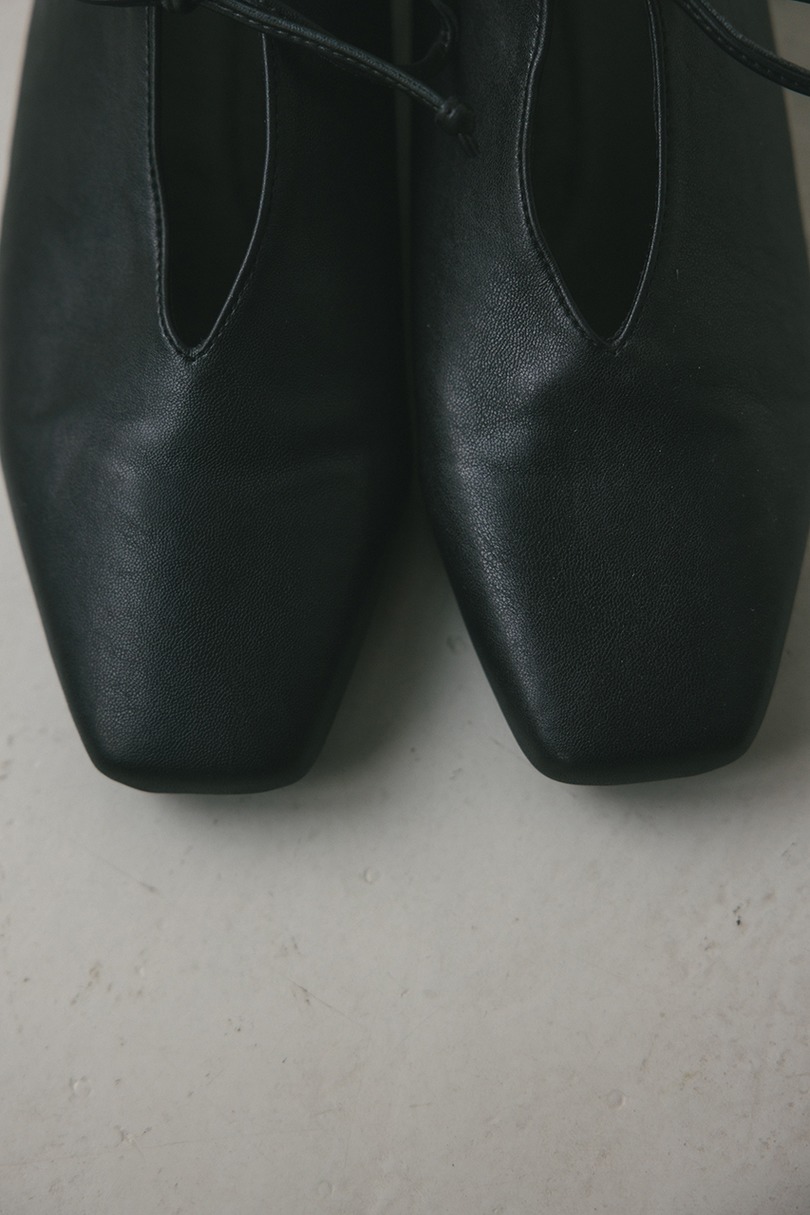 レースアップフラットシューズ 詳細画像 BLK 9