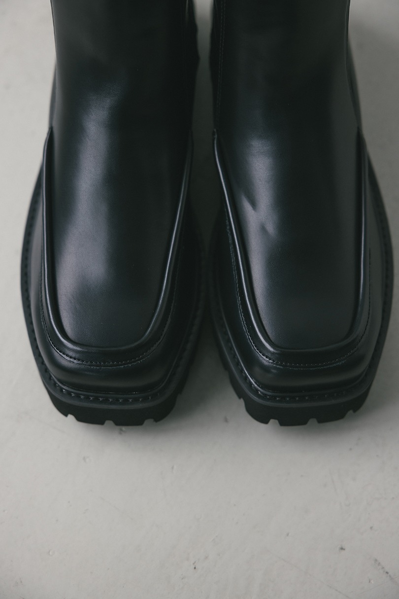 スクエアトゥミドルブーツ 詳細画像 BLK 4