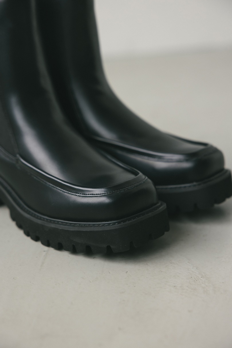 スクエアトゥミドルブーツ 詳細画像 BLK 5